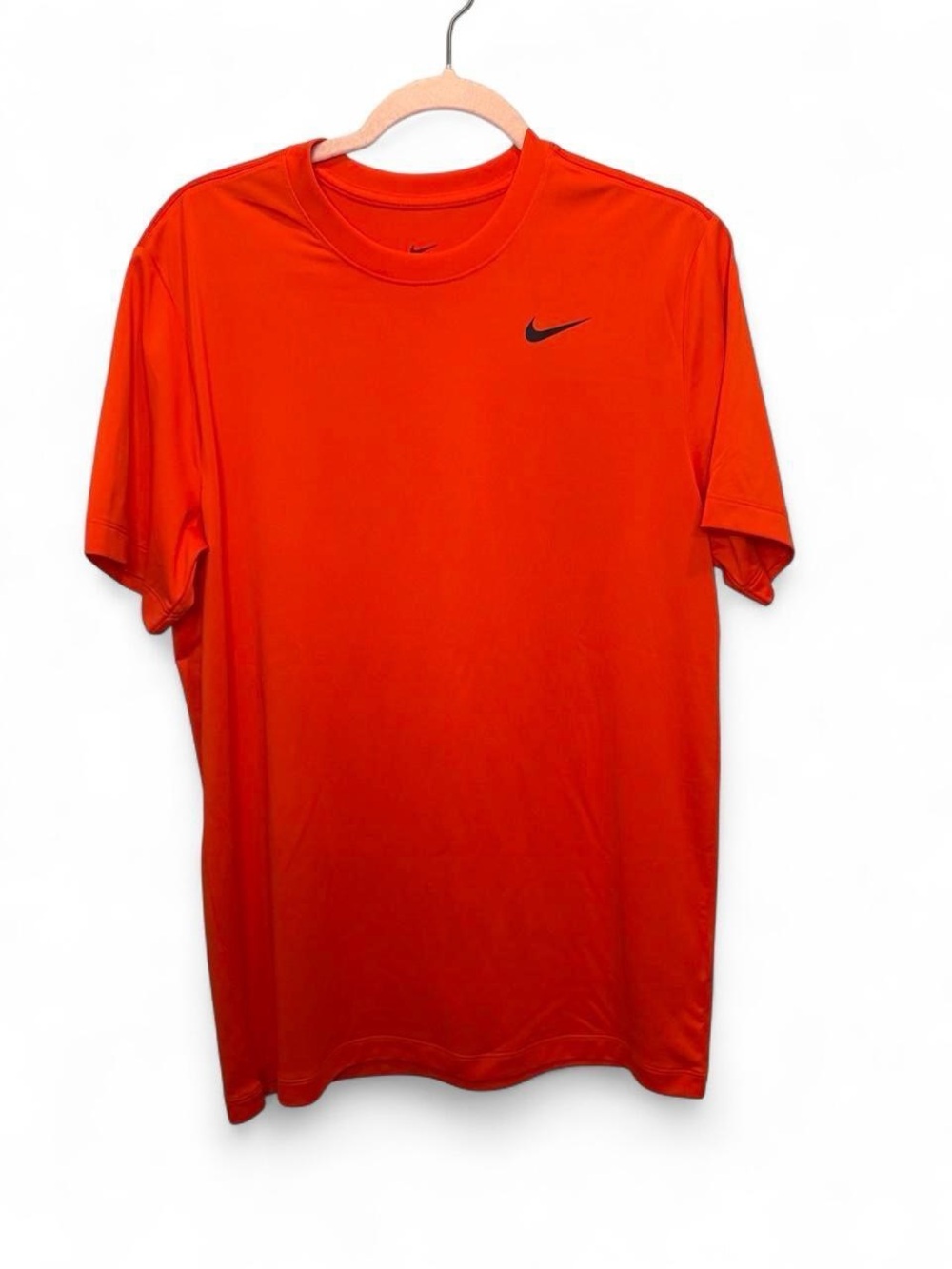 Nike Men's Orange Dri-FIT Legend Fitness T-Shirt Size Large